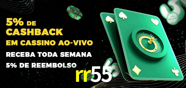 Promoções do cassino ao Vivo rr55